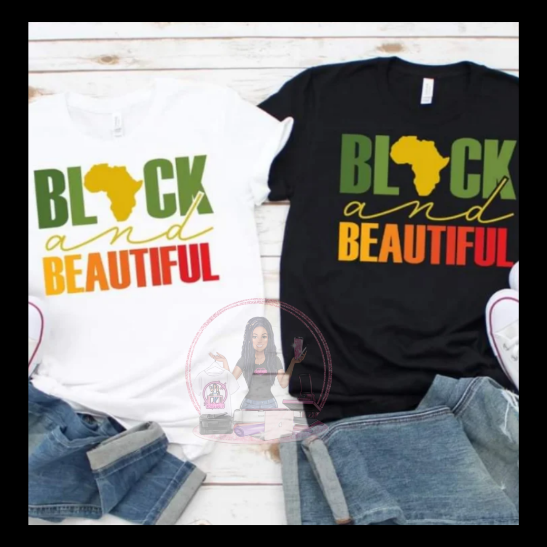 Black and Beautiful Tee