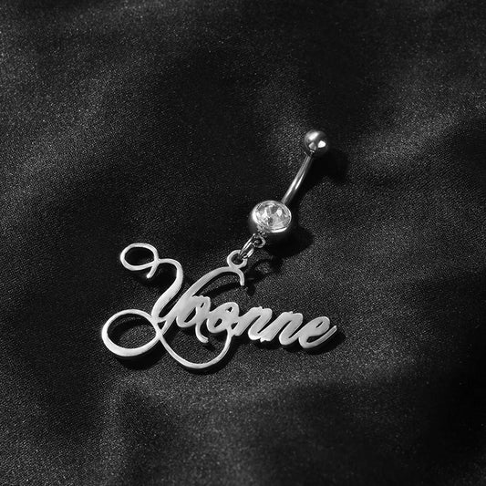 Belly Button Ring with Name