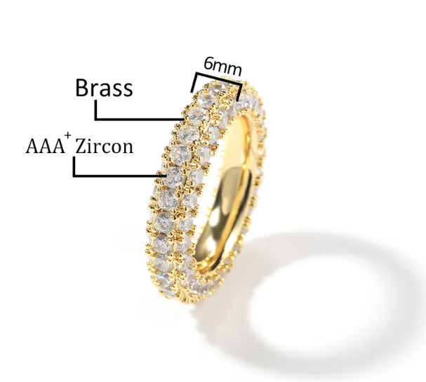 18k Plated Brass Ring